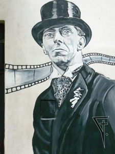 Chotětov, retro filmová restaurace.