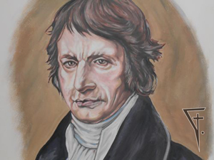 Portrét v restauraci U Jungmanna, Hudlice.