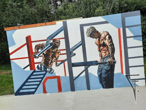 Street WorkOut hřiště, Chrášťany.