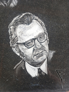 Gravírování do kamene.